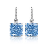 High carbon diamond perfume bottle ear hook explosive flash ice cut high quality earrings earrings