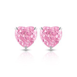 Colored Gemstone Ice Flower Cut Love Earnail Inlaid Explosive High Carbon Diamond Papalacha Earrings