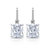 High carbon diamond perfume bottle ear hook explosive flash ice cut high quality earrings earrings