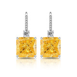 High carbon diamond perfume bottle ear hook explosive flash ice cut high quality earrings earrings