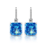 High carbon diamond perfume bottle ear hook explosive flash ice cut high quality earrings earrings