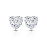 Colored Gemstone Ice Flower Cut Love Earnail Inlaid Explosive High Carbon Diamond Papalacha Earrings
