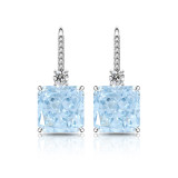 High carbon diamond perfume bottle ear hook explosive flash ice cut high quality earrings earrings