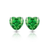 Colored Gemstone Ice Flower Cut Love Earnail Inlaid Explosive High Carbon Diamond Papalacha Earrings