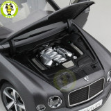 1/18 Kyosho Bentley Mulsanne Speed Diecast Metal Model car toy Boy Girl Gift Collection Hobby Matte Black