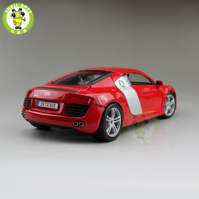 1/18 Audi R8 Sports Racing Diecast Metal Car Model Maisto Red color