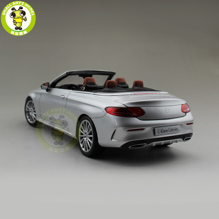 1/18 Mercedes Benz C Class Klasse Convertible C205 Diecast Metal Car Model Toys Boy Girl Birthday Gift Collection Hobby