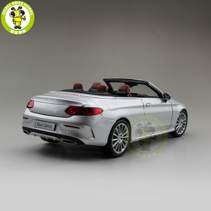 1/18 Mercedes Benz C Class Klasse Convertible C205 Diecast Metal Car Model Toys Boy Girl Birthday Gift Collection Hobby