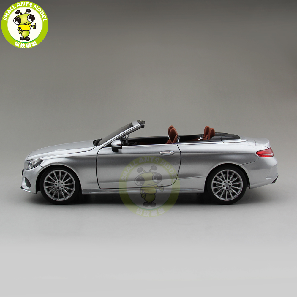 Mercedes Benz C Class ミニカー シルバー 1/18 9b23d3a235bc05c8.JPG