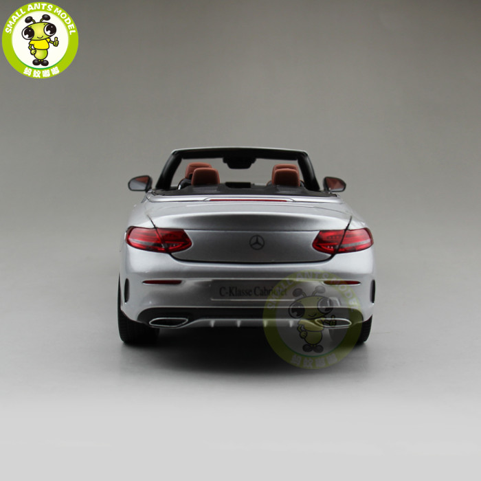 1/18 Mercedes Benz C Class Klasse Convertible C205 Diecast Metal Car Model Toys Boy Girl Birthday Gift Collection Hobby
