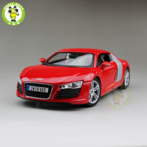 1/18 Audi R8 Sports Racing Diecast Metal Car Model Maisto Red color