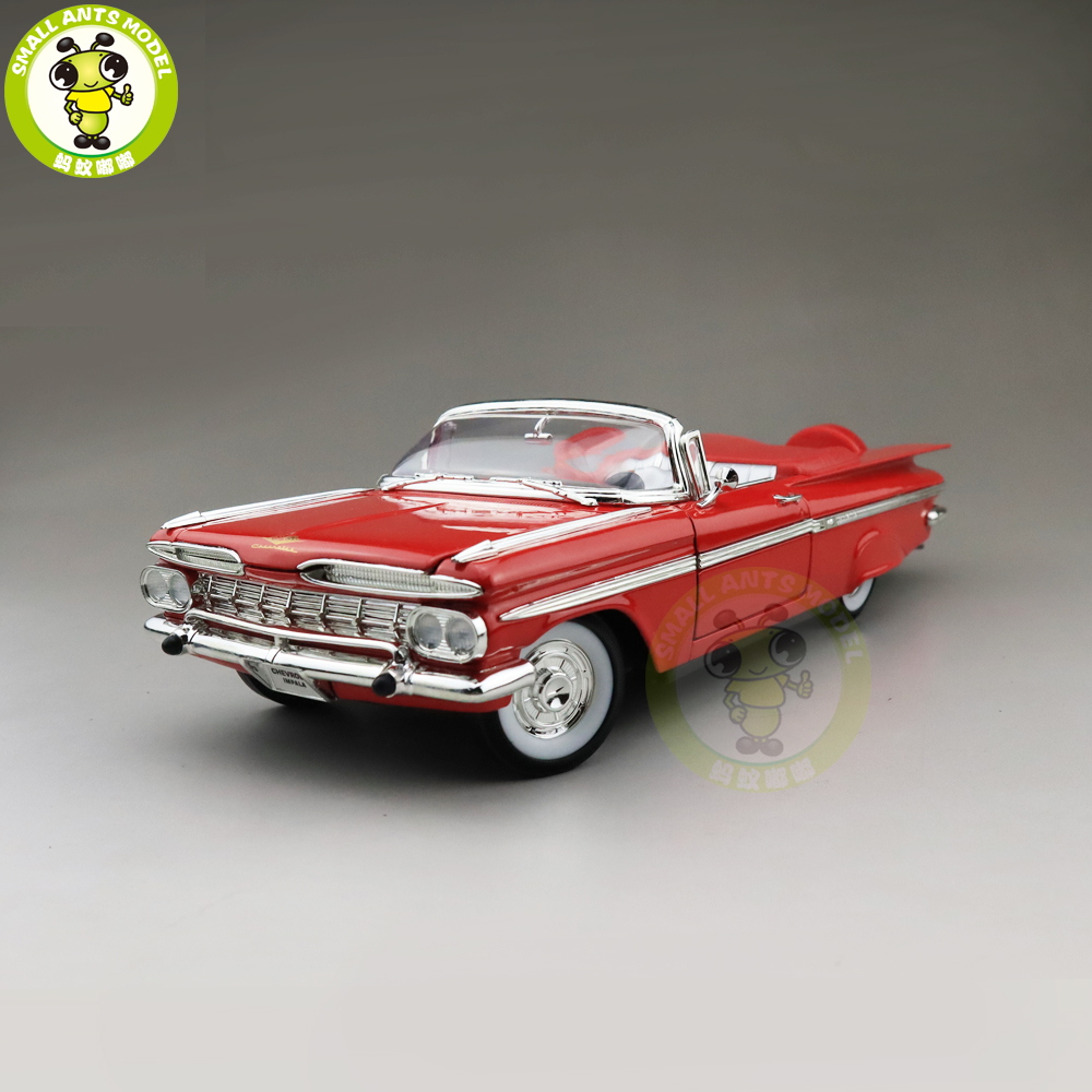 1/18 1959 Chevrolet IMPALA Road Signature Diecast Model Car Toys