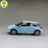 1/24 Citroen DS3 2010 Welly 24013 Diecast Model Car Blue