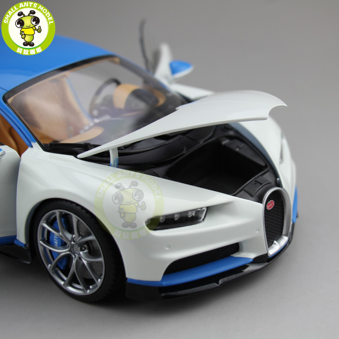 1/18 Bugatti Chiron 2016 Super Car Welly GTAUTOS Diecast Metal Car Model Boy Girl Birthday Gift