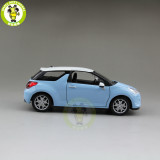 1/24 Citroen DS3 2010 Welly 24013 Diecast Model Car Blue
