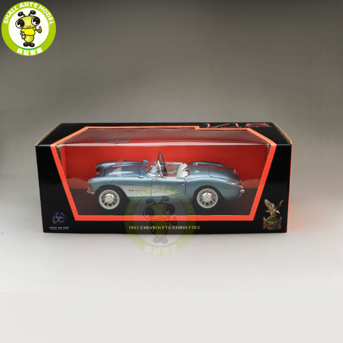 1/18 1957 Chevrolet CORVETTE Road Signature Diecast Model Car Toys Boys Girls Gift
