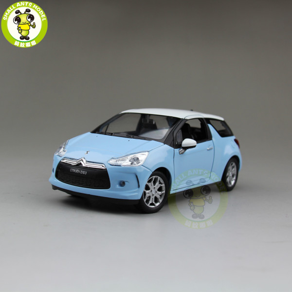 1/24 Citroen DS3 2010 Welly 24013 Diecast Model Car Blue