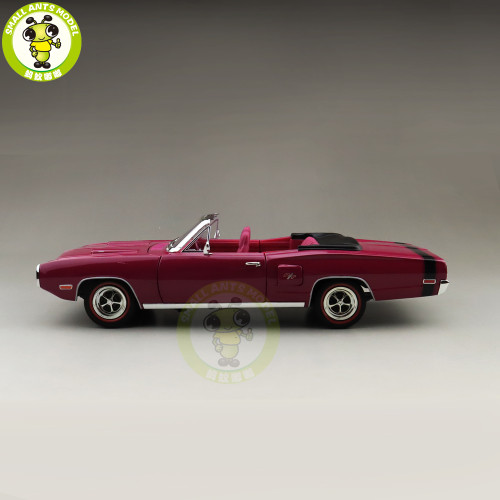 1/18 1970 DODGE CORONET R/T Road Signature Diecast Model Car Toys Boys Girls Gift Purple