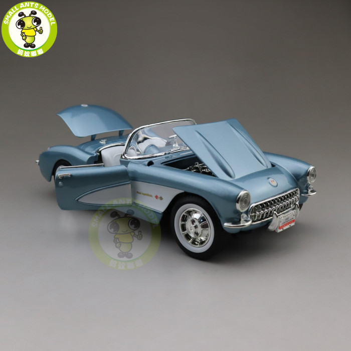 1/18 1957 Chevrolet CORVETTE Road Signature Diecast Model Car Toys Boys Girls Gift