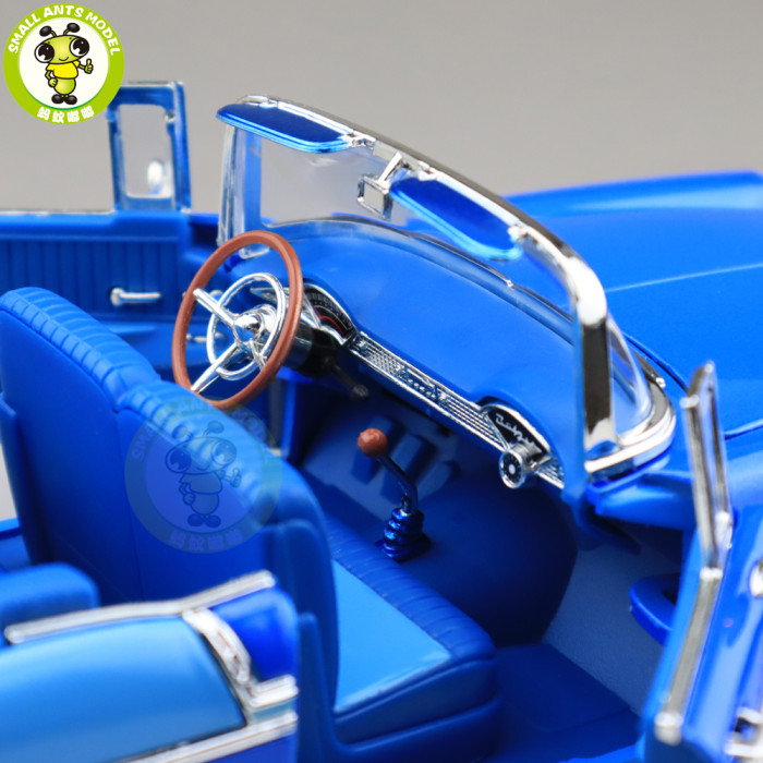 1/18 1956 Chevrolet BEL AIR Road Signature Diecast Model Car Toys Boys Girls Gift Blue