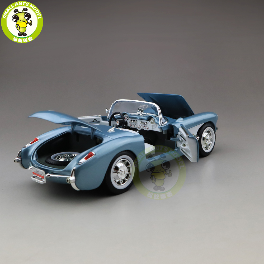 1/18 1957 Chevrolet CORVETTE Road Signature Diecast Model Car Toys