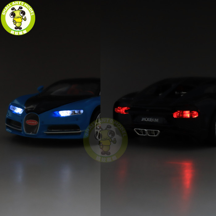 1/32 JACKIEKIM Bugatti Chiron 2016 Super Car Diecast Metal Car Model Toys Kids Boy Girl Birthday Gifts