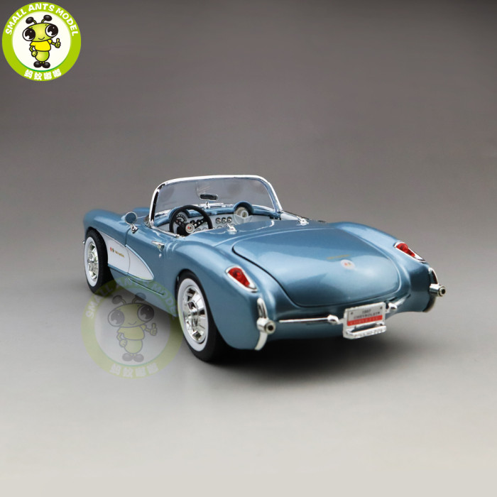 1/18 1957 Chevrolet CORVETTE Road Signature Diecast Model Car Toys Boys Girls Gift