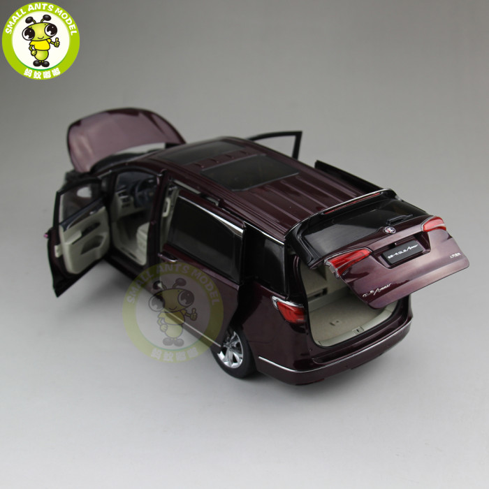 1/18 GMC Buick GL8 MPV Business Car Diecast Car MPV Model Toys for gifts collection hobby