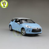 1/24 Citroen DS3 2010 Welly 24013 Diecast Model Car Blue