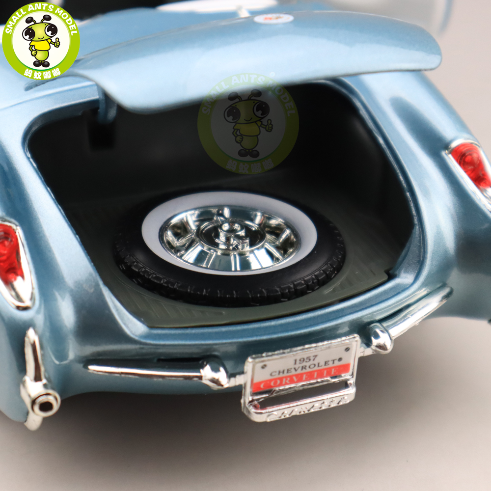 1/18 1957 Chevrolet CORVETTE Road Signature Diecast Model Car Toys