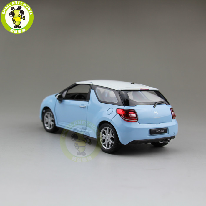 1/24 Citroen DS3 2010 Welly 24013 Diecast Model Car Blue