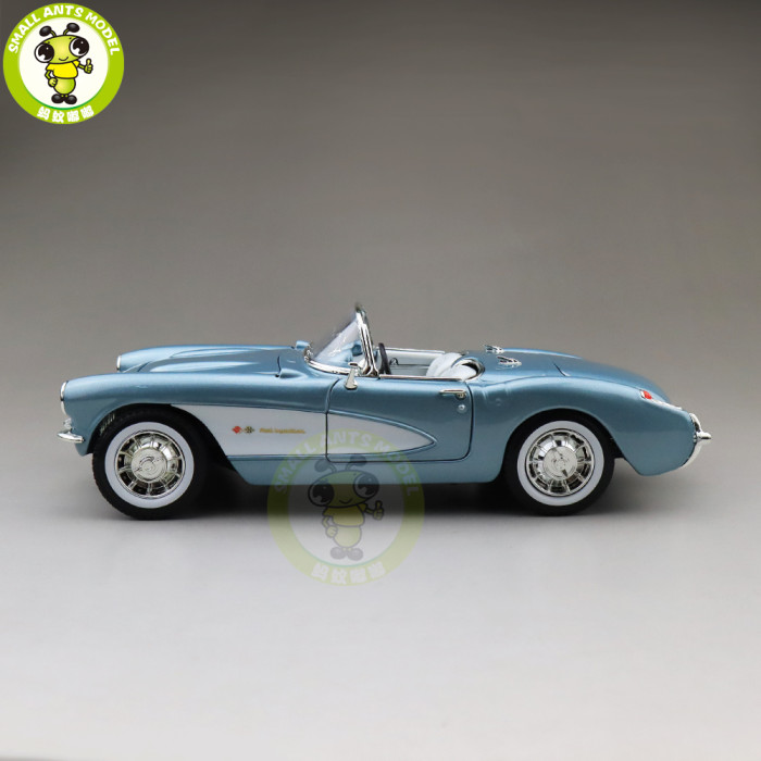 1/18 1957 Chevrolet CORVETTE Road Signature Diecast Model Car Toys Boys Girls Gift