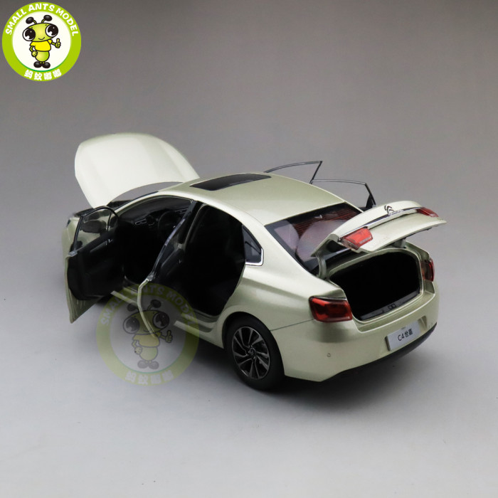 1/18 Citroen C4 C4L Diecast car model Toys Kids Boy Girl GIFTS Gold