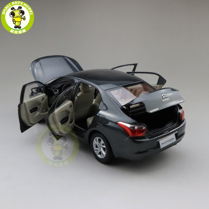 1/18 Citroen C-Elysee CElysee Diecast car model Toys Kids Boy Girl Birthday GIFTS Gray