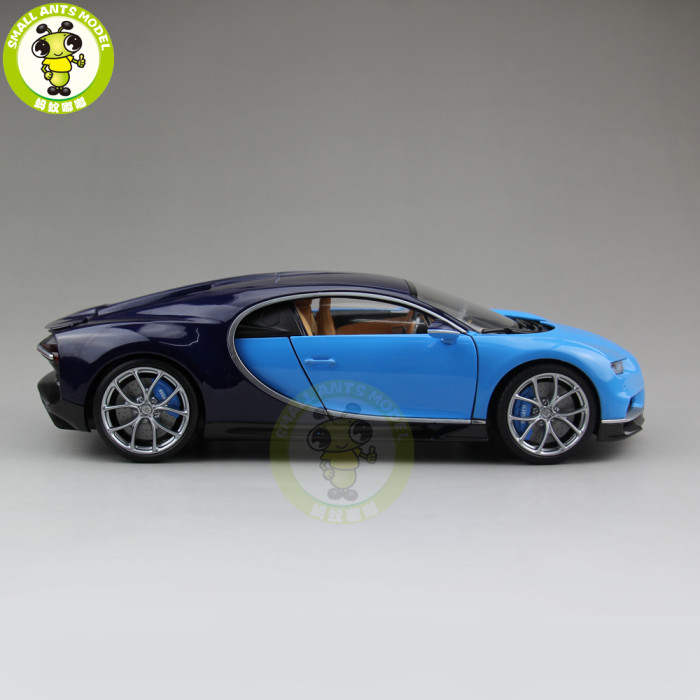 1/18 Bugatti Chiron 2016 Super Car Welly GTAUTOS Diecast Metal Car Model Boy Girl Birthday Gift Collection Hobby