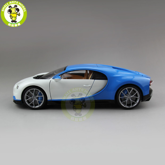 1/18 Bugatti Chiron 2016 Super Car Welly GTAUTOS Diecast Metal Car Model Boy Girl Birthday Gift