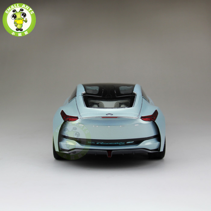 1:18 US GMC Buick Riviera 2 Diecast Car Model Blue