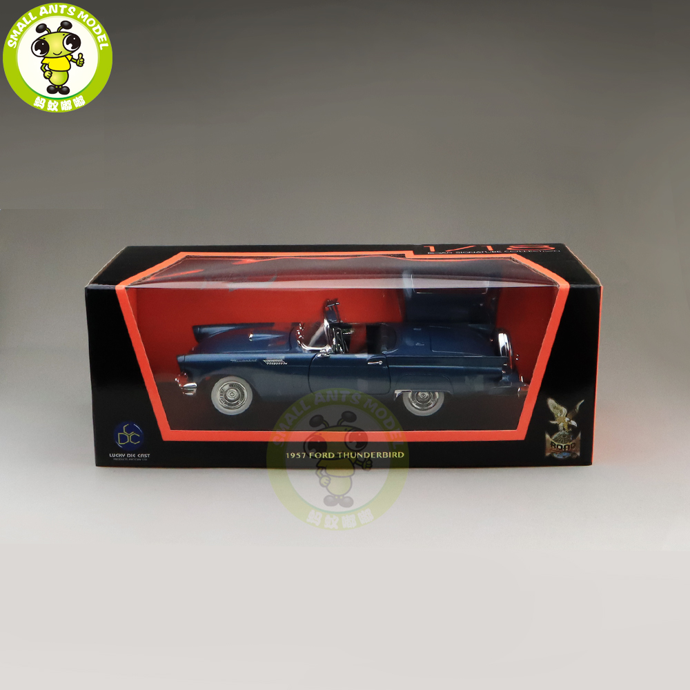 1/18 1957 Ford THUNDERBIRD Road Signature Diecast Model Car Toys