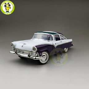 1/18 1955 Ford Crown Victoria Road Signature Diecast Model Car Toys Boys Girls Gift