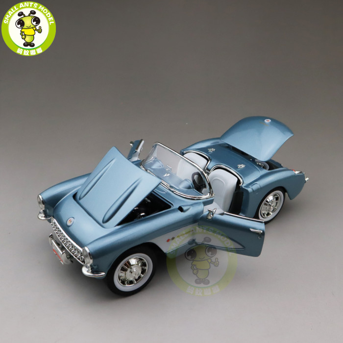 1/18 1957 Chevrolet CORVETTE Road Signature Diecast Model Car Toys Boys Girls Gift