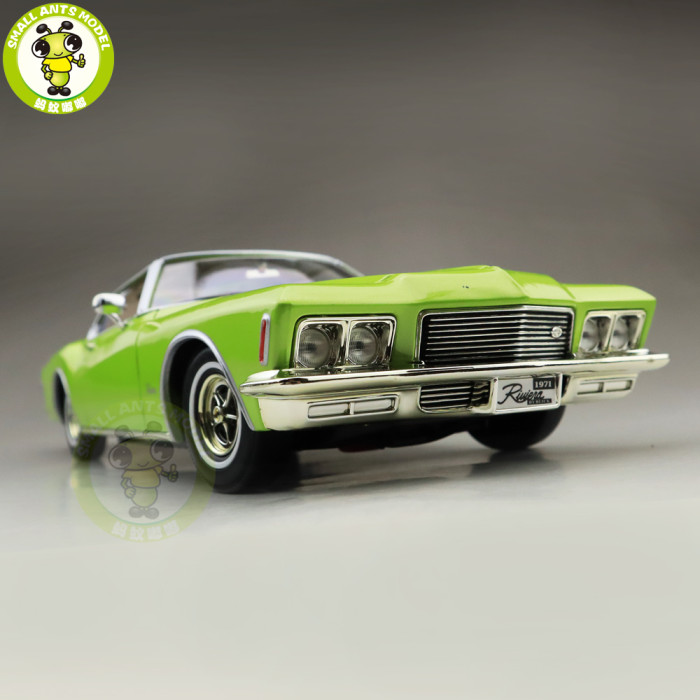 1/18 1971 Buick RIVIERA GS Road Signature Diecast Model Car Toys Boys Girls Gift