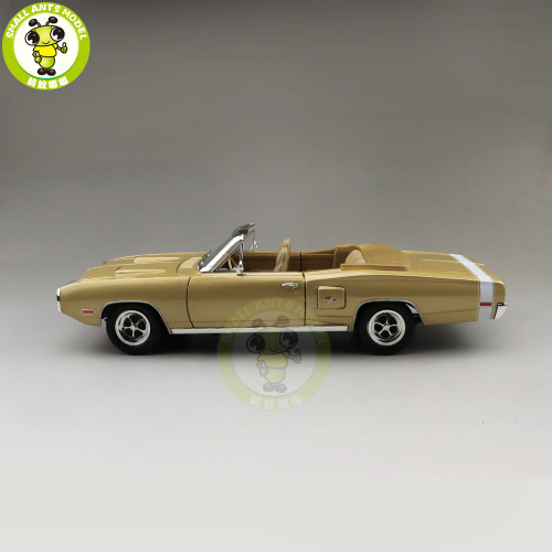 1/18 1970 DODGE CORONET R/T Road Signature Diecast Model Car Toys Boys Girls Gift Gold