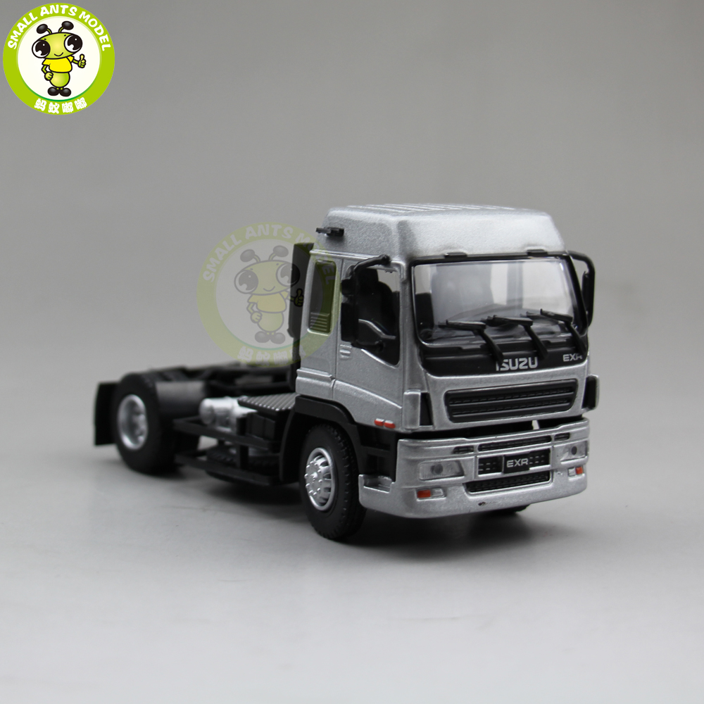 1/50 Isuzu EXR EXZ Truck Trailer Container Diecast Model Silver