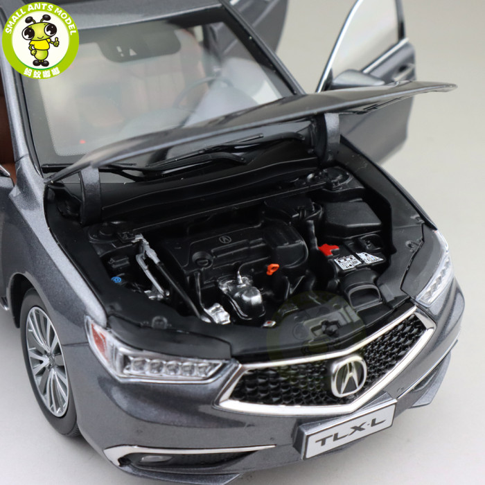 1/18 Honda ACURA TLX L TLX-L Diecast Metal Car Model Toys For Kids Boy Girl Gift Collection Hobby Gray