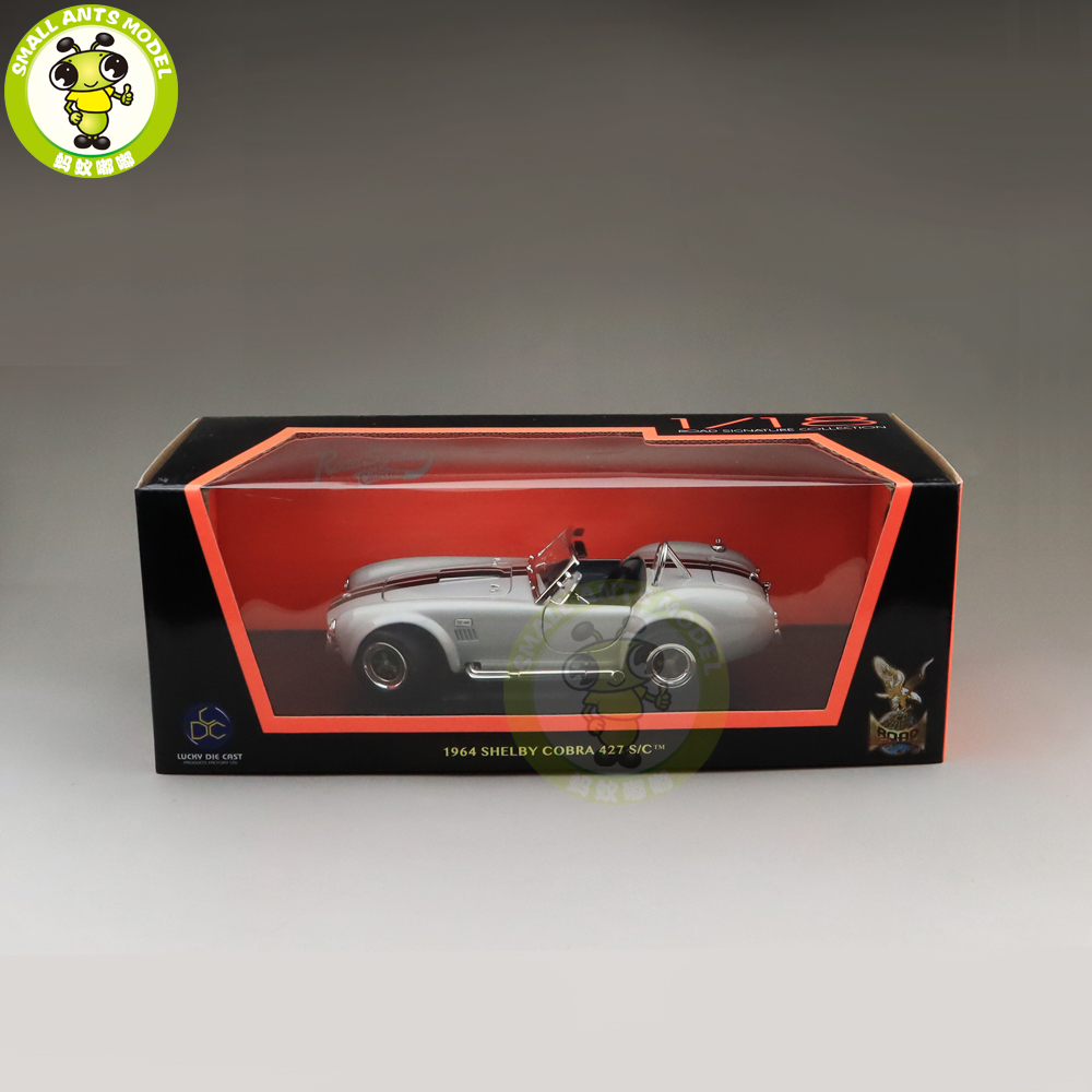 1/18 1964 Ford Shelby COBRA 427 S/C Road Signature Diecast Model