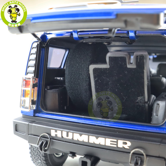 1/18 GreenLight Hummer H2 Diecast Model Car SUV Toys Boys Girls Gifts Blue