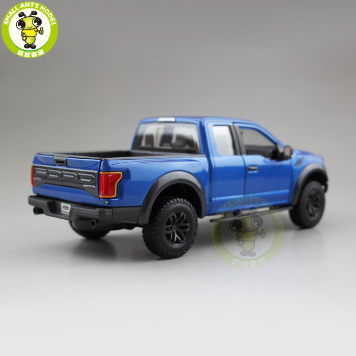 1/24 Maisto Ford F150 F 150 Raptor 2017 Pickup Truck Diecast Metal Car Model Toys for kids Boy Girl Gift Collection Blue