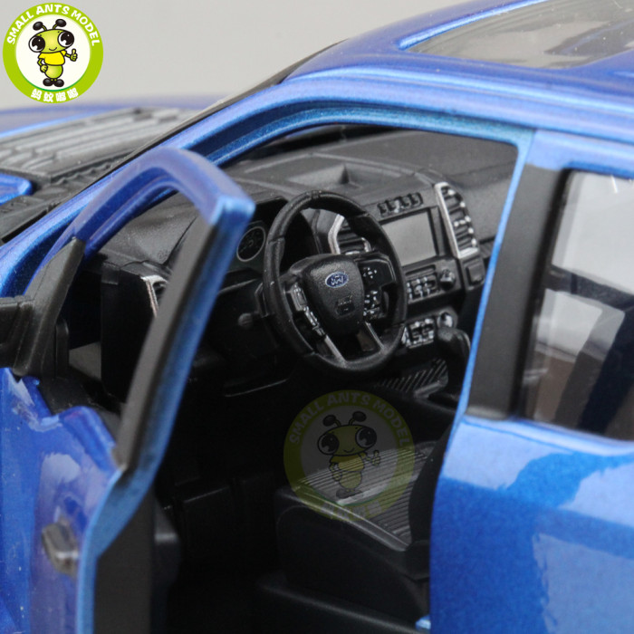1/24 Maisto Ford F150 F 150 Raptor 2017 Pickup Truck Diecast Metal Car Model Toys for kids Boy Girl Gift Collection Blue