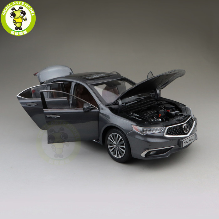 1/18 Honda ACURA TLX L TLX-L Diecast Metal Car Model Toys For Kids Boy Girl Gift Collection Hobby Gray