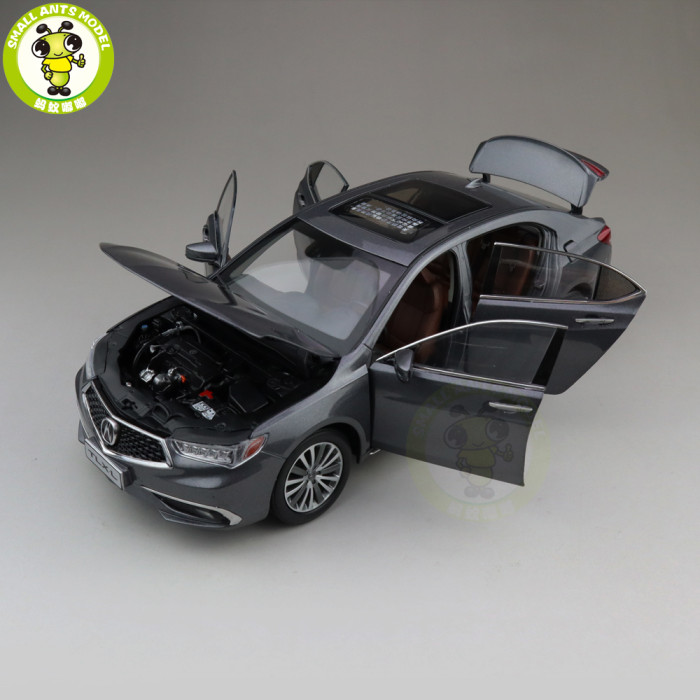 1/18 Honda ACURA TLX L TLX-L Diecast Metal Car Model Toys For Kids Boy Girl Gift Collection Hobby Gray